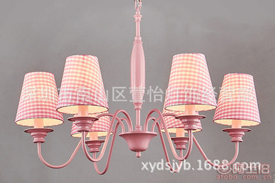 兒童房的藝術(shù)之光 DD622美式簡(jiǎn)約鐵藝吊燈，點(diǎn)亮女孩的溫馨浪漫夢(mèng)